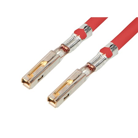 Molex Pre-Crimped Lead Mx150 Female-To-Mx150 Female, Gold (Au) Plating, 450.00Mm 2163002225